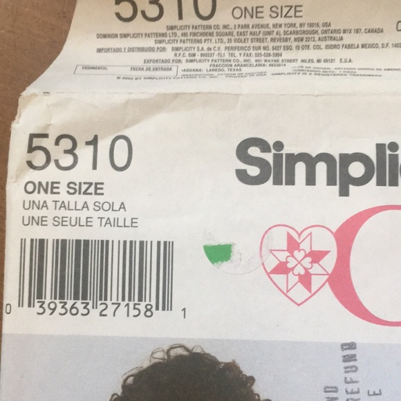 💥3/20💥 Simplicity Crafts Pattern - Picture 3 of 4